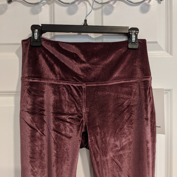 NWT Lululemon Wunder Lounge Velvet Leggings Purple 12 - Picture 8 of 10